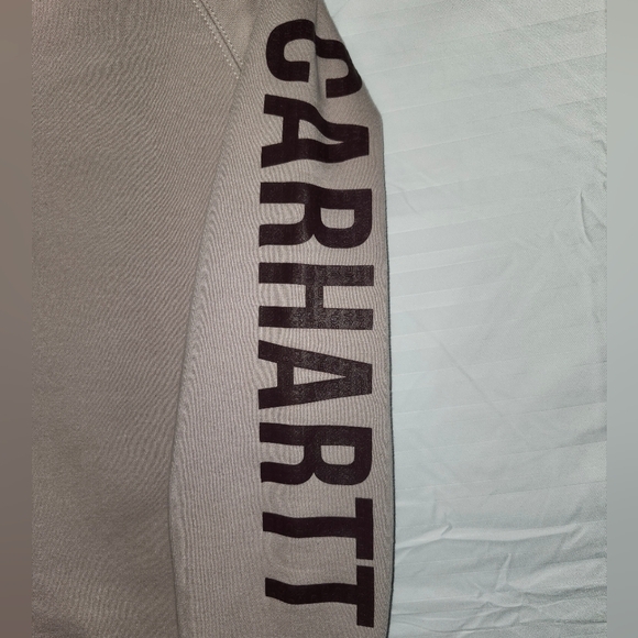 Carhartt Women's Light Purple Crewneck Sweater SM, Never Worn, Textured Sleeve - Picture 4 of 7